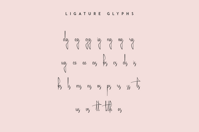 Mythos - organic signature font