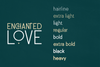 Enchanted Love - Sans Serif Typeface