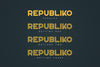 Republiko - Display Typeface