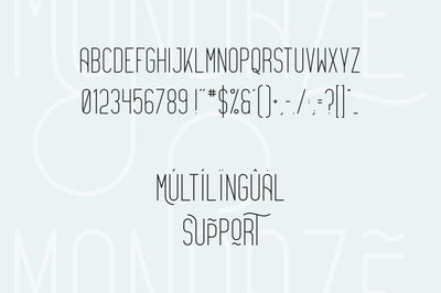 Mondaze Typeface - 4 Weights