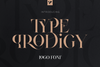 Type Prodigy - serif logo font