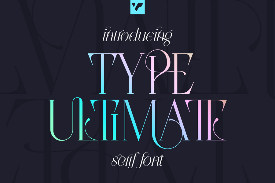 Type Ultimate - serif logo font