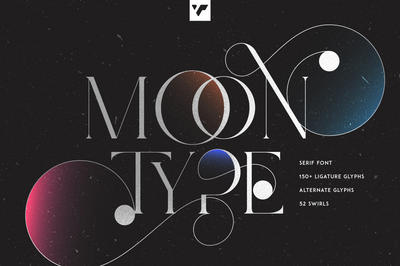 Moon Type Creative logo font