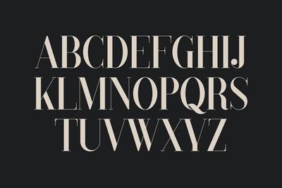 Black Goose - display typeface