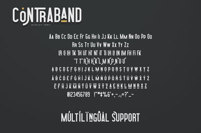 Highway Contraband - font duo + More