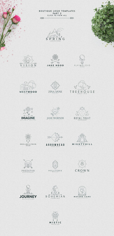 [Spring Vibes] 40 Boutique Logos