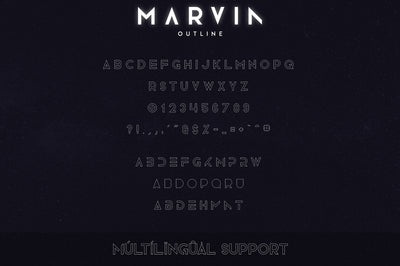 Marvin - 3 font styles