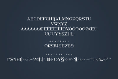 Kavo Styled Serif Typeface | 5 fonts