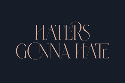Type Master - ligature serif font