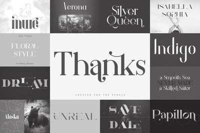 The Serif Font Collection
