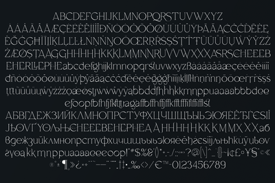 Cooltura serif font + swashes