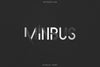 Minbus - Display font