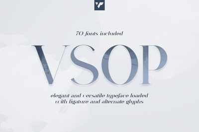 VSOP - elegant serif, 70 fonts