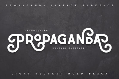 Propaganda - Vintage typeface