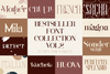 Bestseller Font Collection vol2