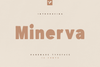 Minerva Handwritten typeface