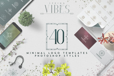 [Spring Vibes] 40 Minimal Logos