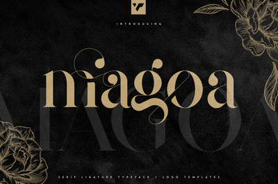 Magoa - Serif Ligature Typeface