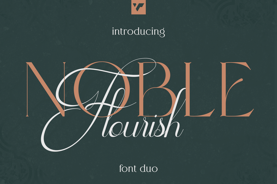 Noble Flourish - elegant font duo