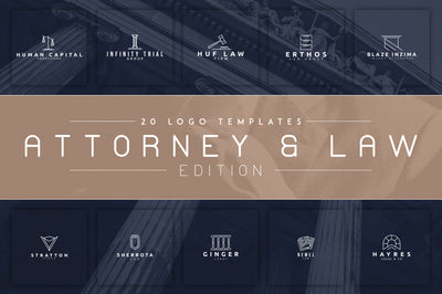 20 Logos (Attorney & Law)