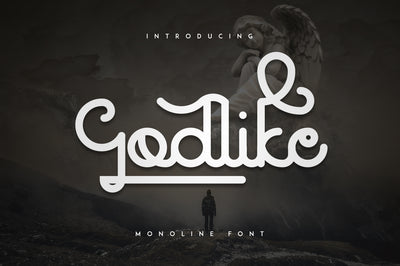 Godlike font + Logo Templates