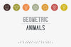 116 Geometric Animal Logos