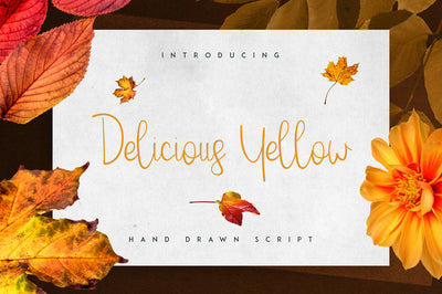 Delicious Yellow Script