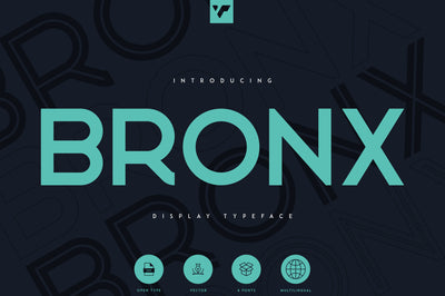 Bronx - Sans Serif typeface 6 fonts