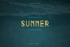Summer Display Font family