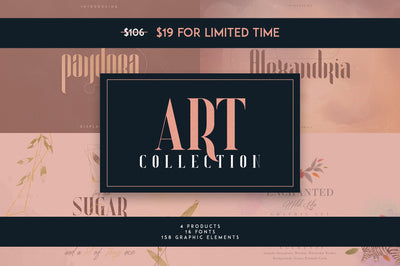 Art Collection | 16 Fonts + Extra