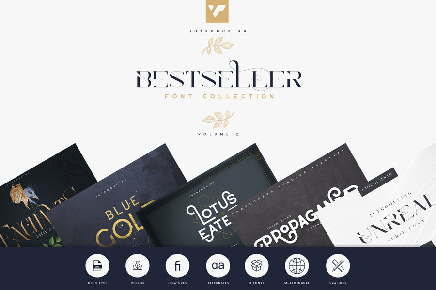 Bestseller Font Collection Vol.02