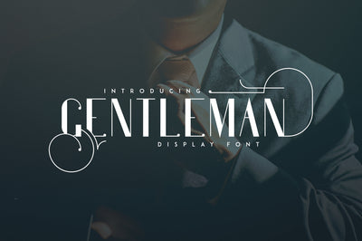 Gentleman font + 10 Logos
