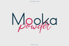 Mooka Powder - font duo