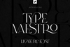Type Maestro - ligature serif font