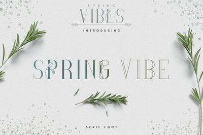 [Spring Vibes] SpringVibe Serif Font