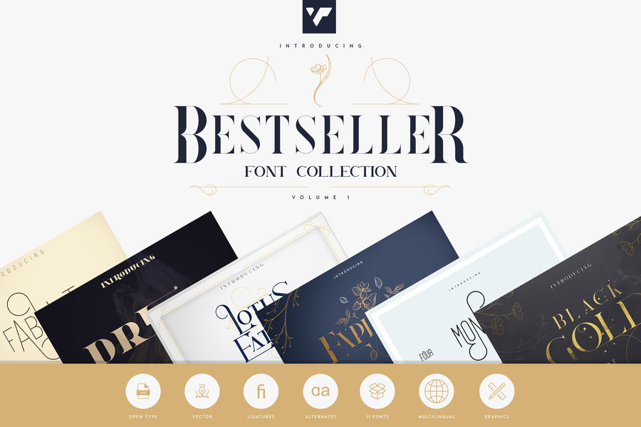 Bestseller Font Collection | 6in1