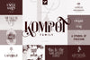 Kompot Family - 10 fonts