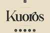 Kuoros Serif Typeface - 5 weights