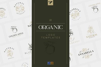 22 Organic Logo Templates