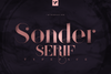 Sonder Serif Typeface - 5 weights
