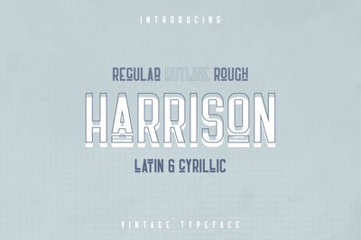 Harrison - Retro typeface