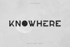 Knowhere - Display font family