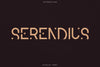 Serendius - Display font