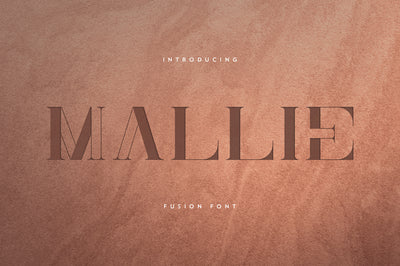 Mallie - Fusion font