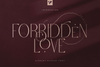 Forbidden Love - Display Font