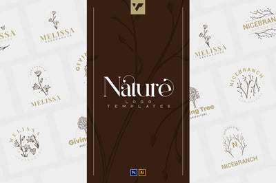 12 Nature Logo Templates - Ai, Ps