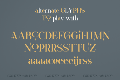 VSOP - elegant serif, 70 fonts