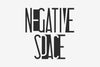 Sombre - Negative Space Font