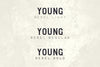 Young Rebel Font Duo