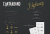 Highway Contraband - font duo + More